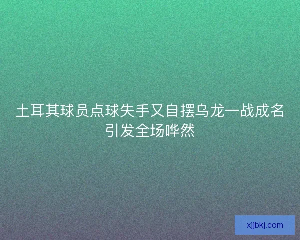 土耳其球员点球失手又自摆乌龙一战成名引发全场哗然